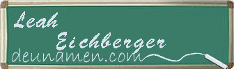 Leah Eichberger Visitenkarte